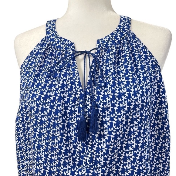 🆕 Fleur Bleue Printed Tassel Dress - Picture 2 of 11